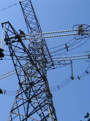 Steel Electric Power Transmission Tower